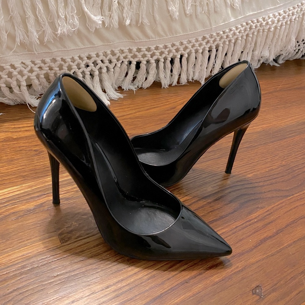 BLACK ALDO STESSY PUMP SZ 8.5